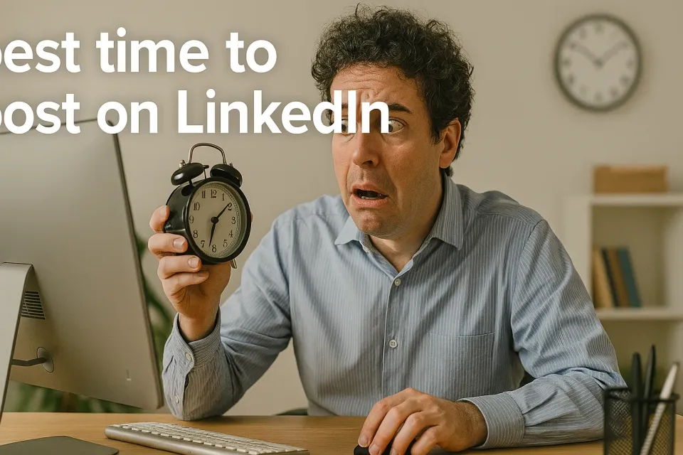 Best time to post on LinkedIn guide